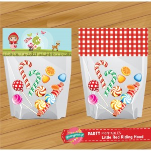 Bag topper Κοκκινοσκουφίτσα